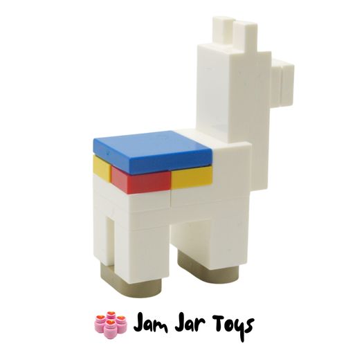 LEGO White Llama / Alpaca Minecraft Mini Figure Side View
