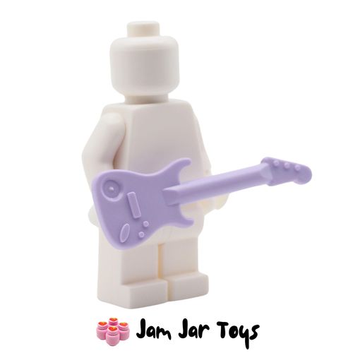 LEGO Lavender Plain Electric Guitar.