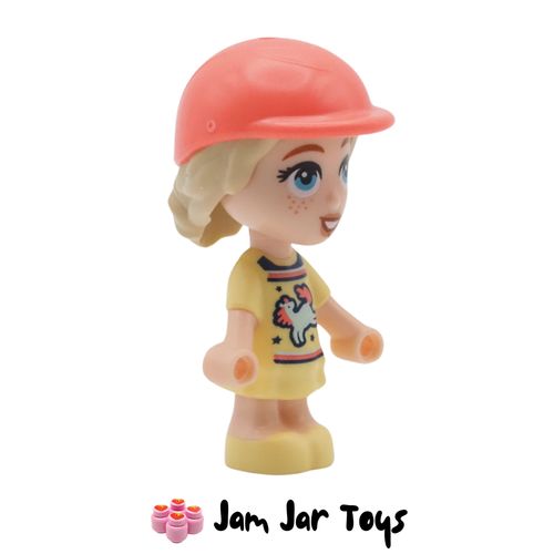 LEGO Friends Minifigure Zoya - Unicorn Top, Riding Hat Side View