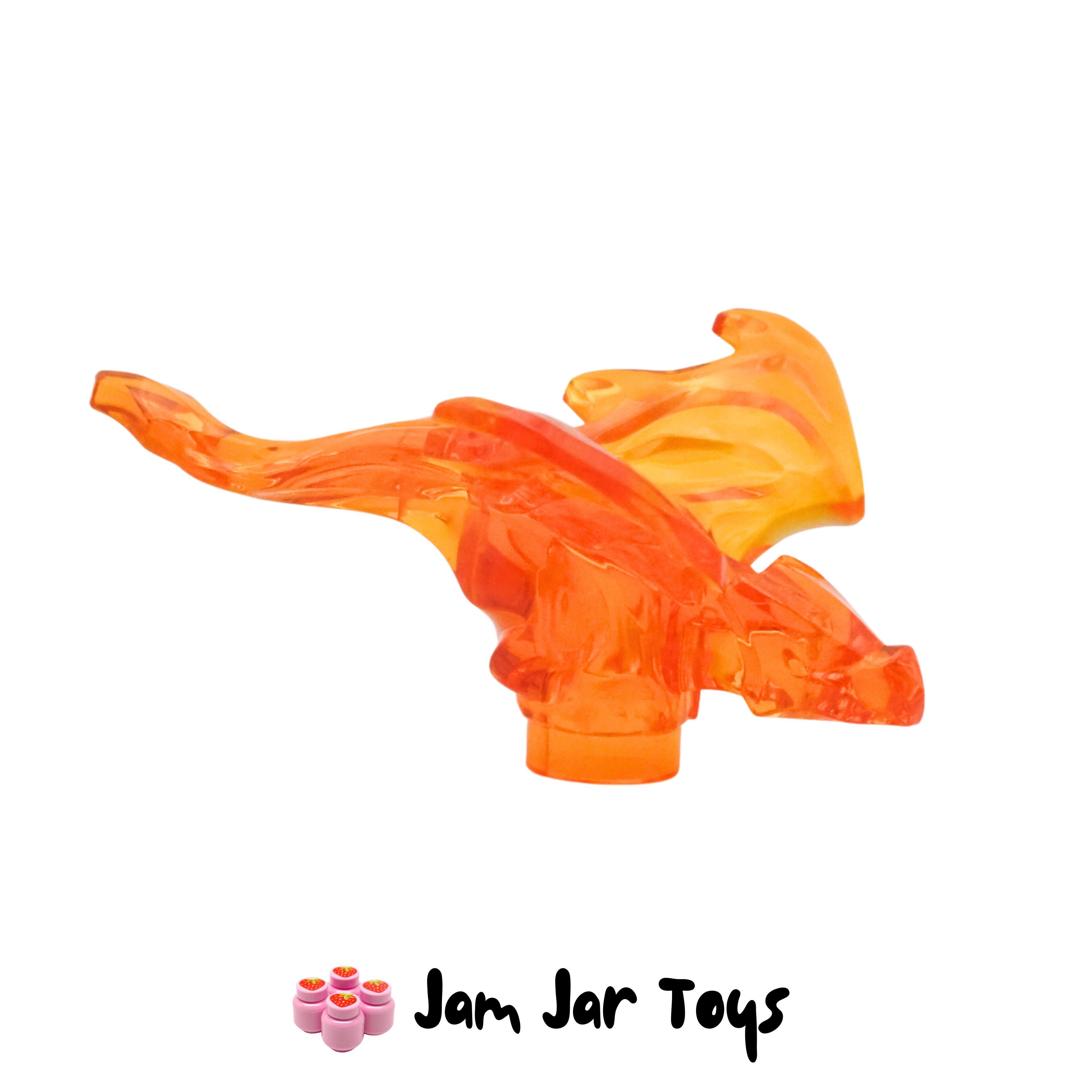 LEGO Trans-Orange Baby Dragon.