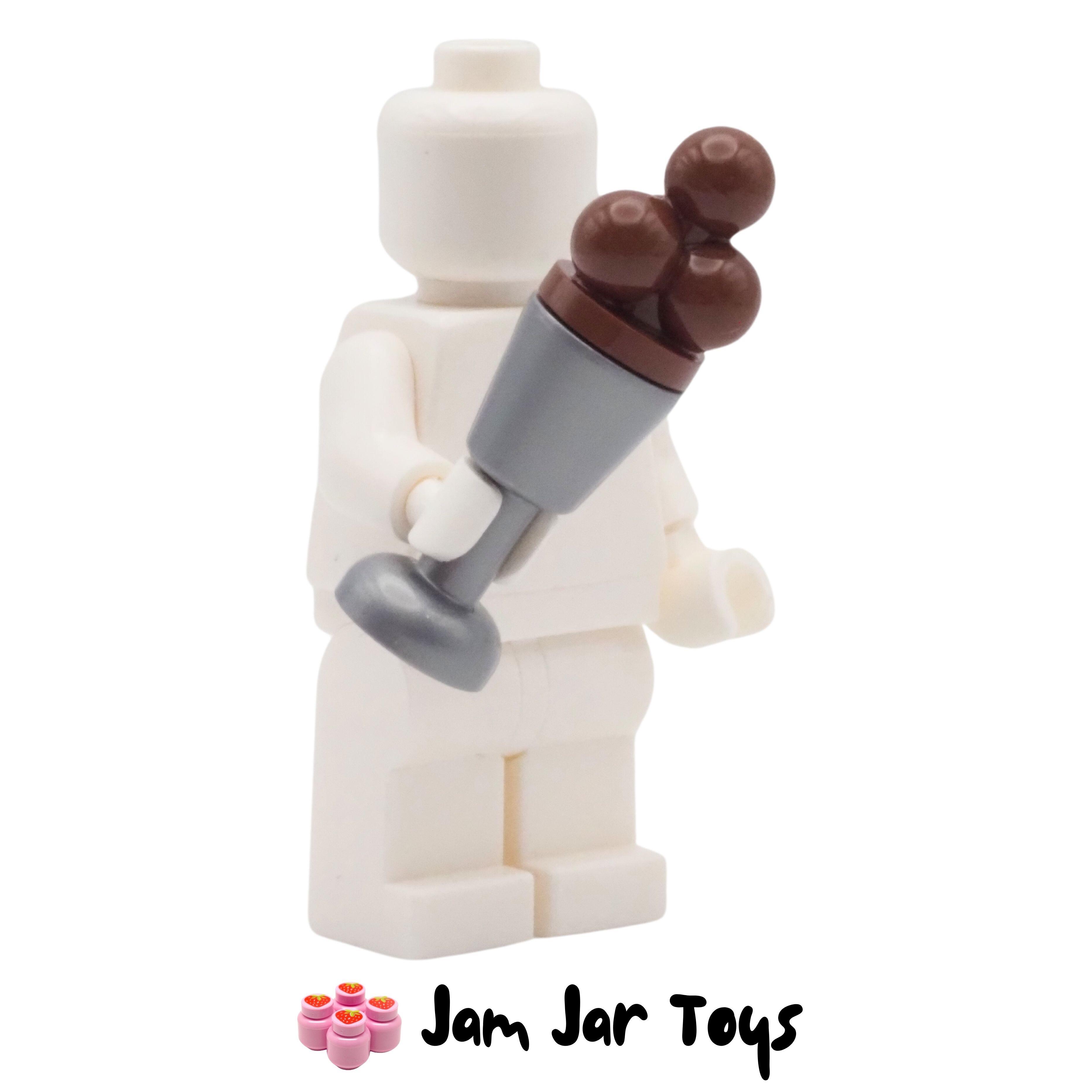 LEGO Flat Silver Goblet with Chocolate Ice Cream Sundae