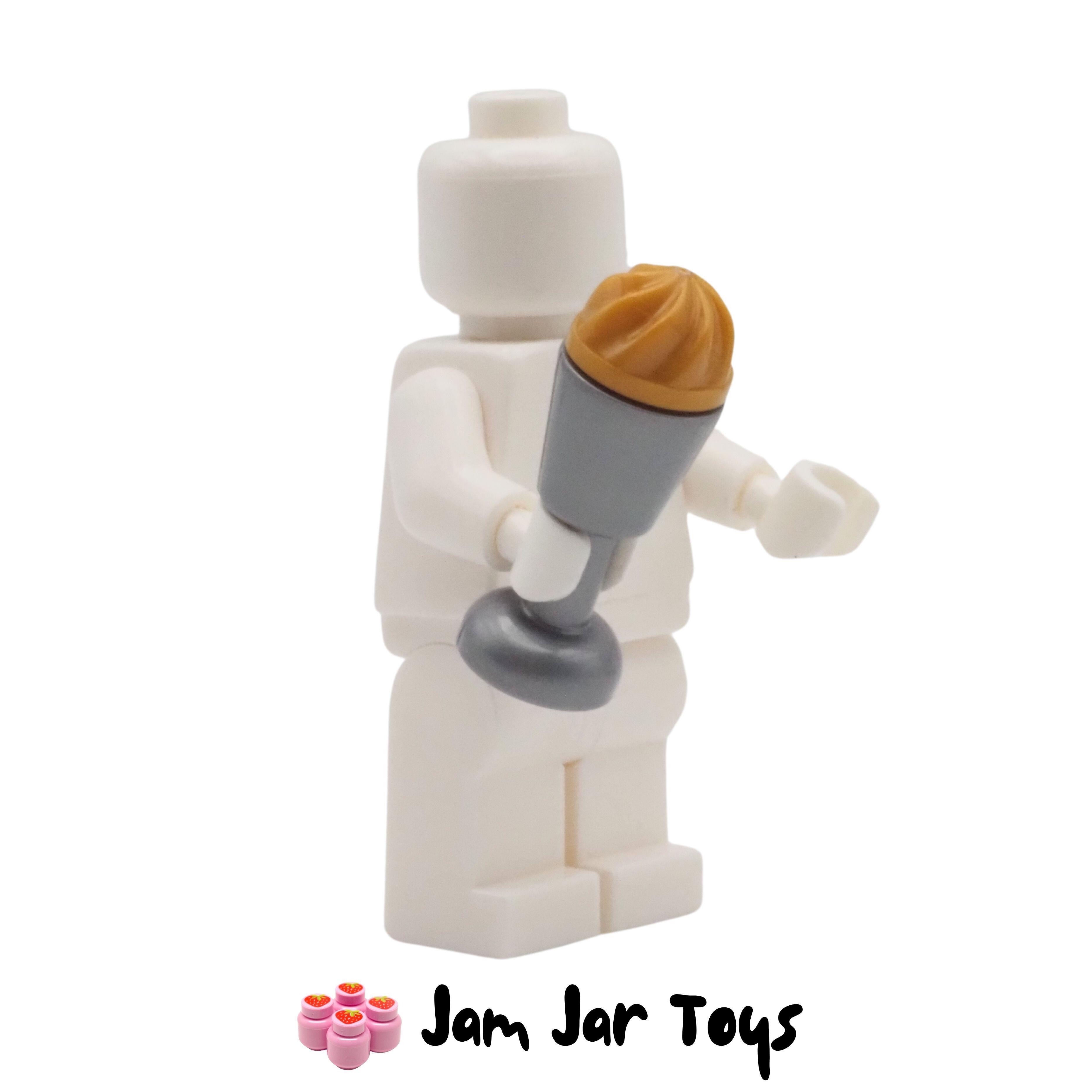LEGO Flat Silver Goblet with Pearl Gold / Toffee Ice Cream