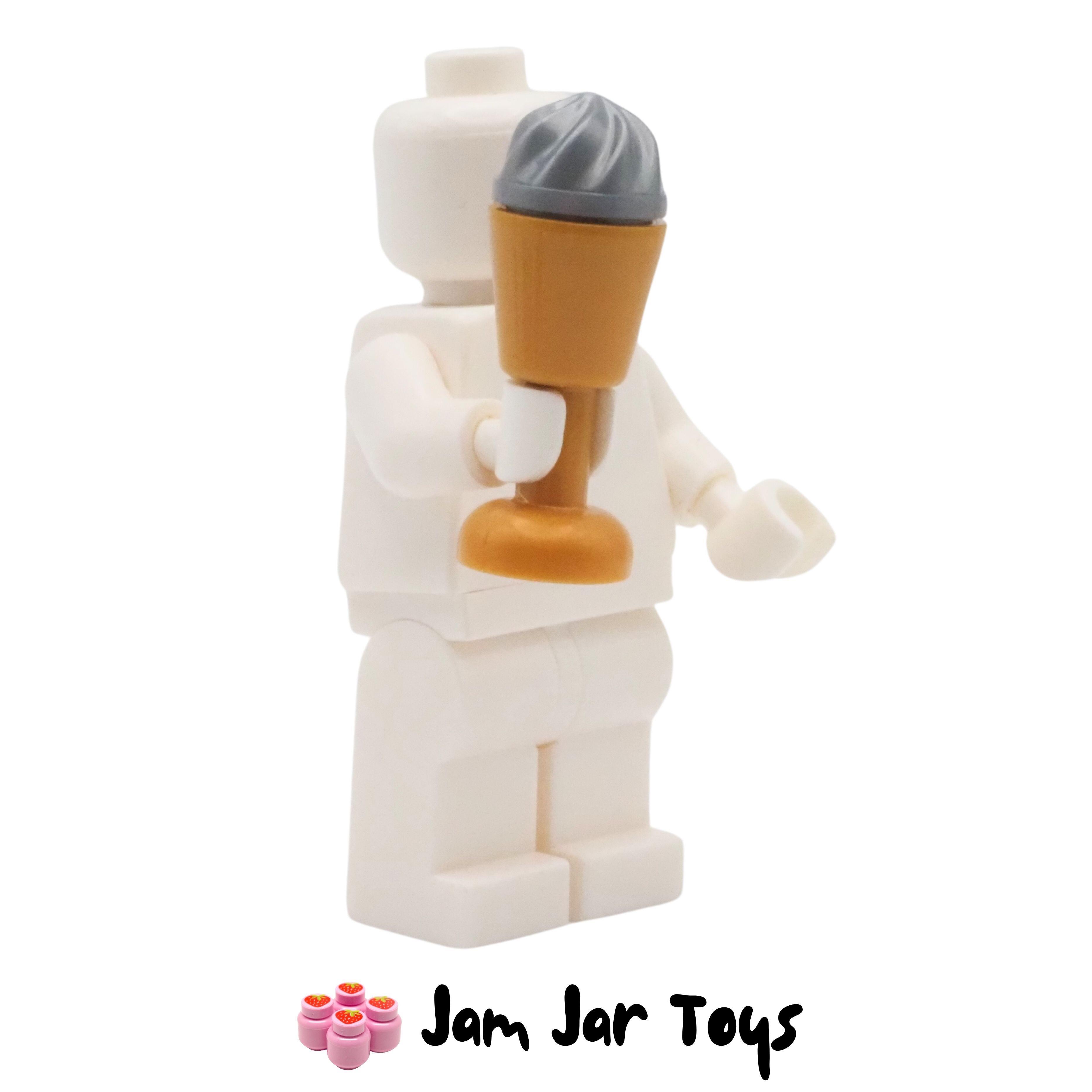 LEGO Pearl Gold Goblet With Silver Ice Cream