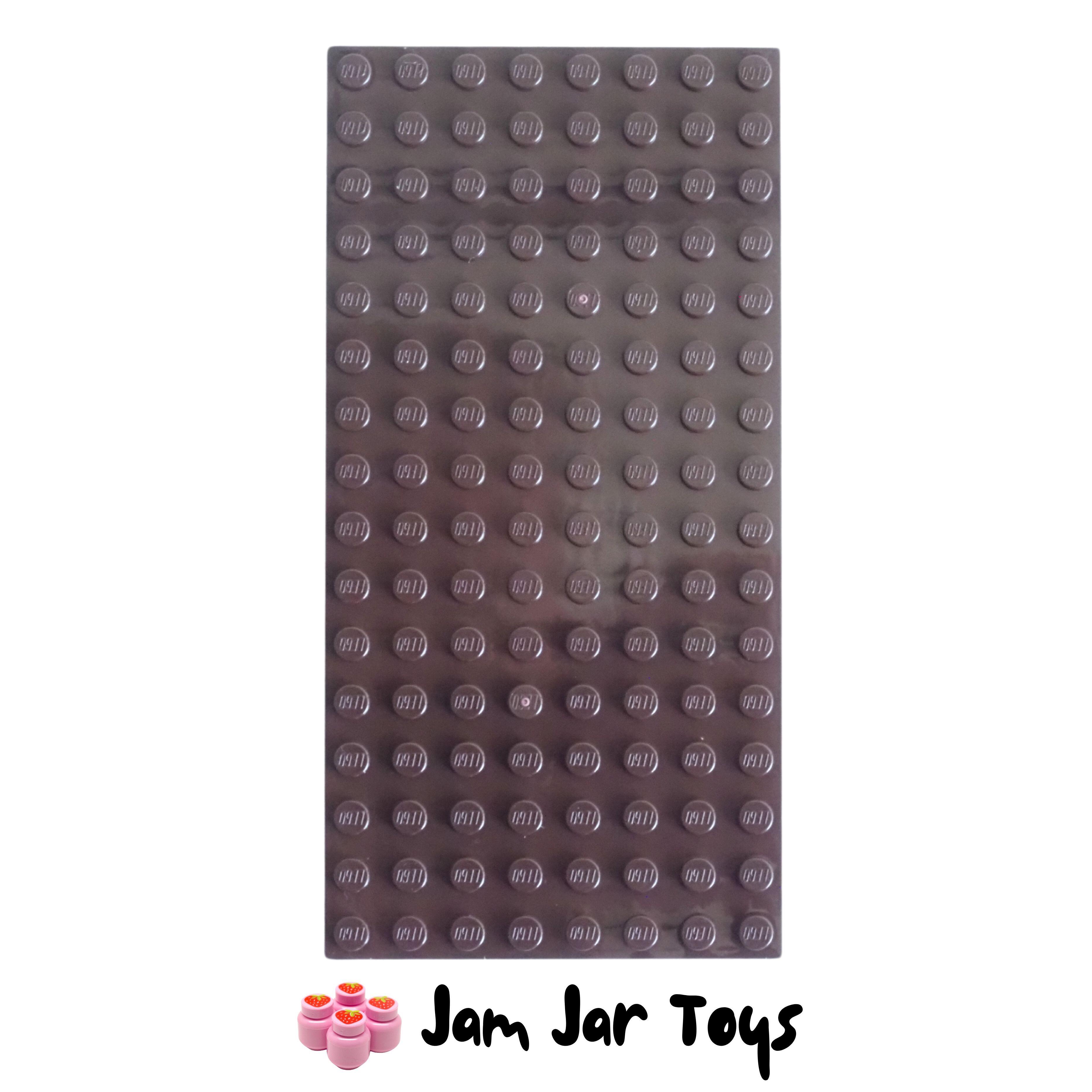 LEGO Base Plate - Dark Brown 8 x 16 Stud,