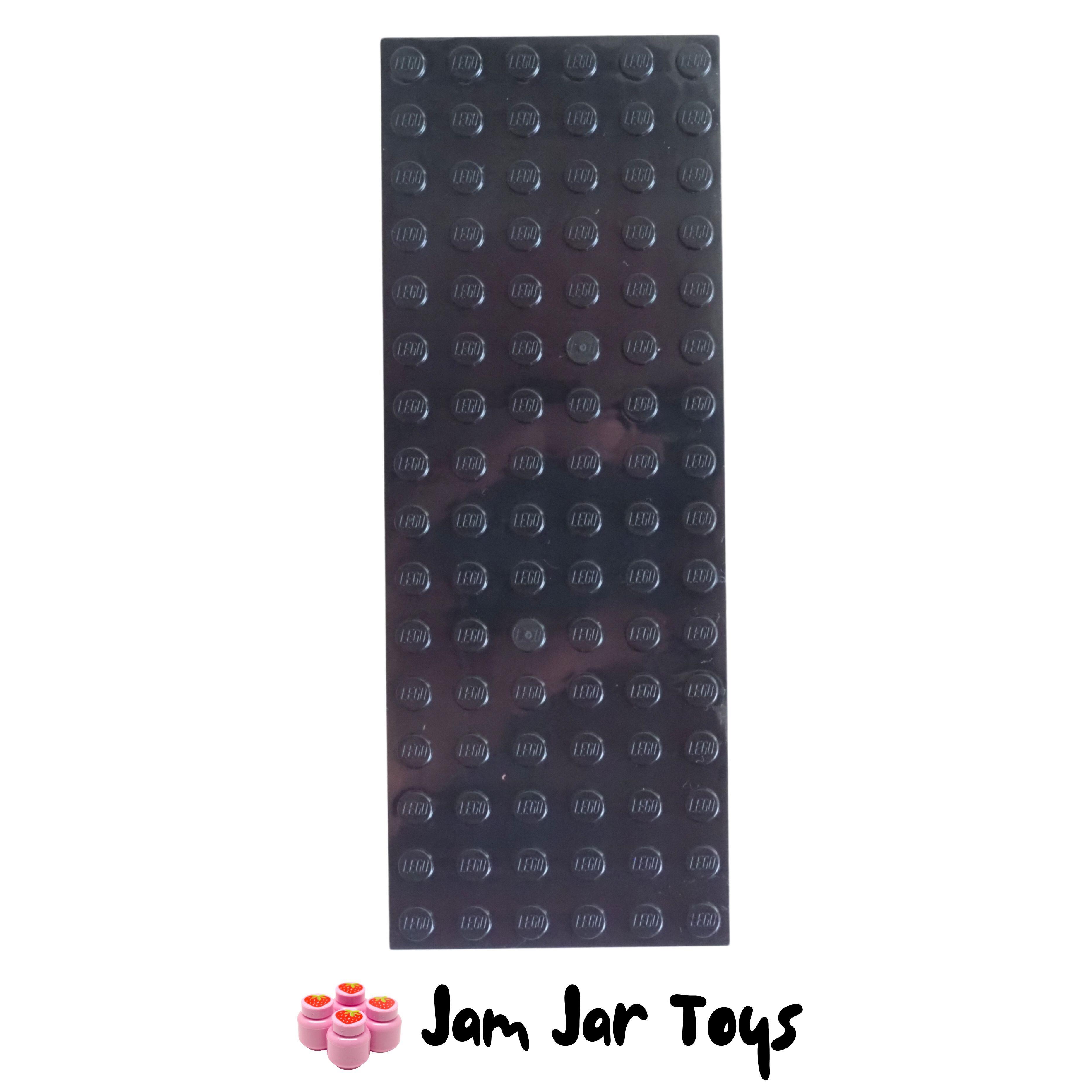LEGO Base Plate - Black 6 x 16 Stud