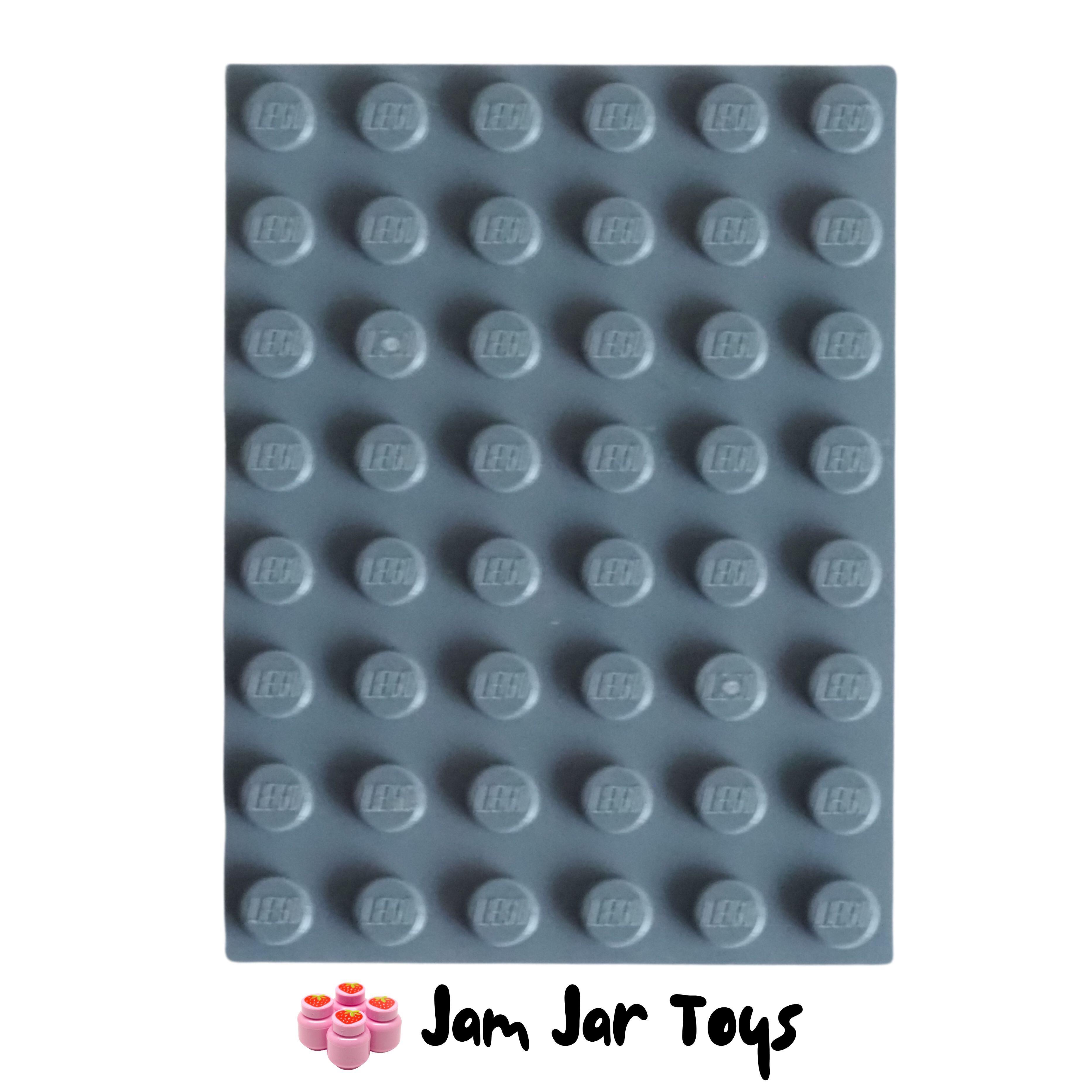 LEGO Base Plate - Dark Bluish Grey 6 x 8 Stud