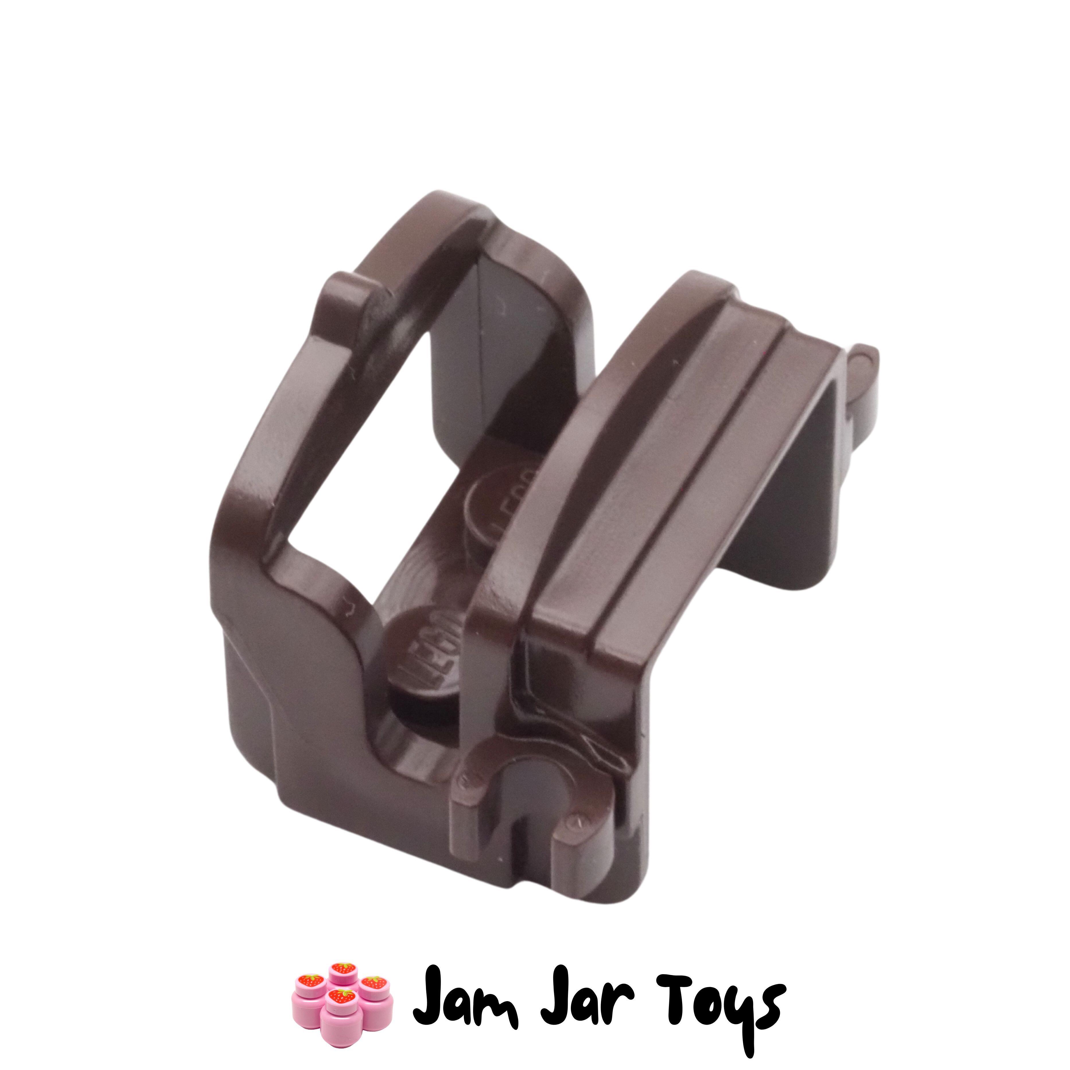 LEGO Dark Brown Horse Saddle - Open Clips