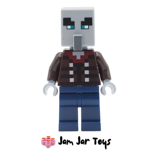 LEGO Minecraft Vindicator with Dark Blue Legs.
