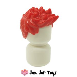 LEGO® Minifigure Hair Pieces Red Hair - Spiked H67