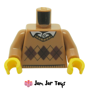 LEGO® Argyle Sweater Torso with White Shirt T10