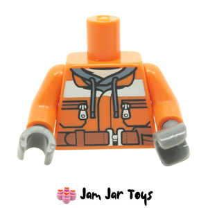 Lego Jacket Accessory LEGO Construction Jacket Minifigure 973pb3379c01 | JamJarToys