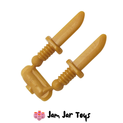 LEGO Gold Knives - Pair