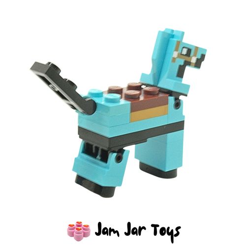 LEGO Minecraft Horse Diamond Armour Side View