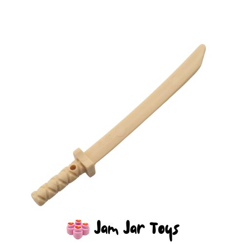 LEGO Tan Samurai Sword Katana.