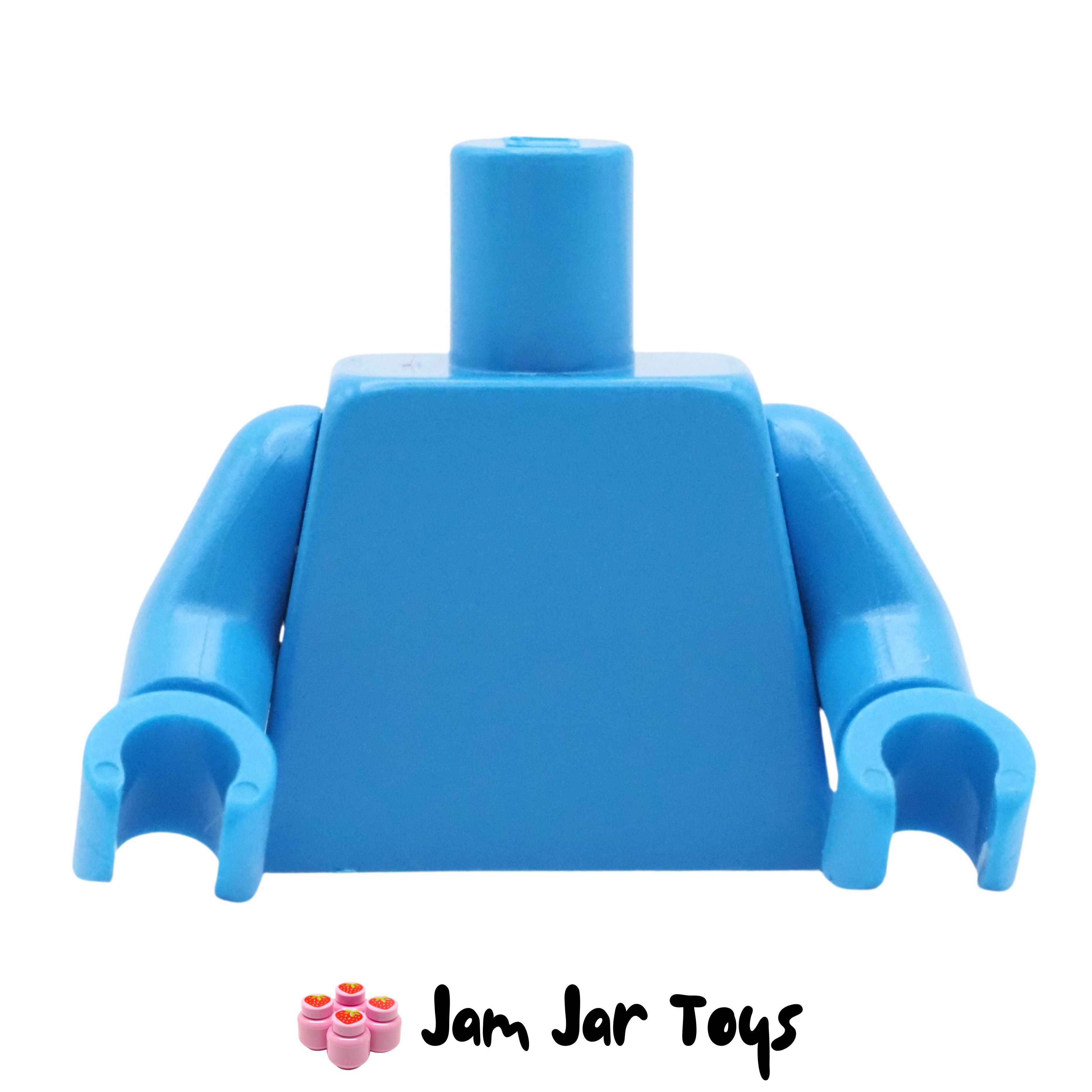 LEGO Dark Azure Torso Arms and Hands.