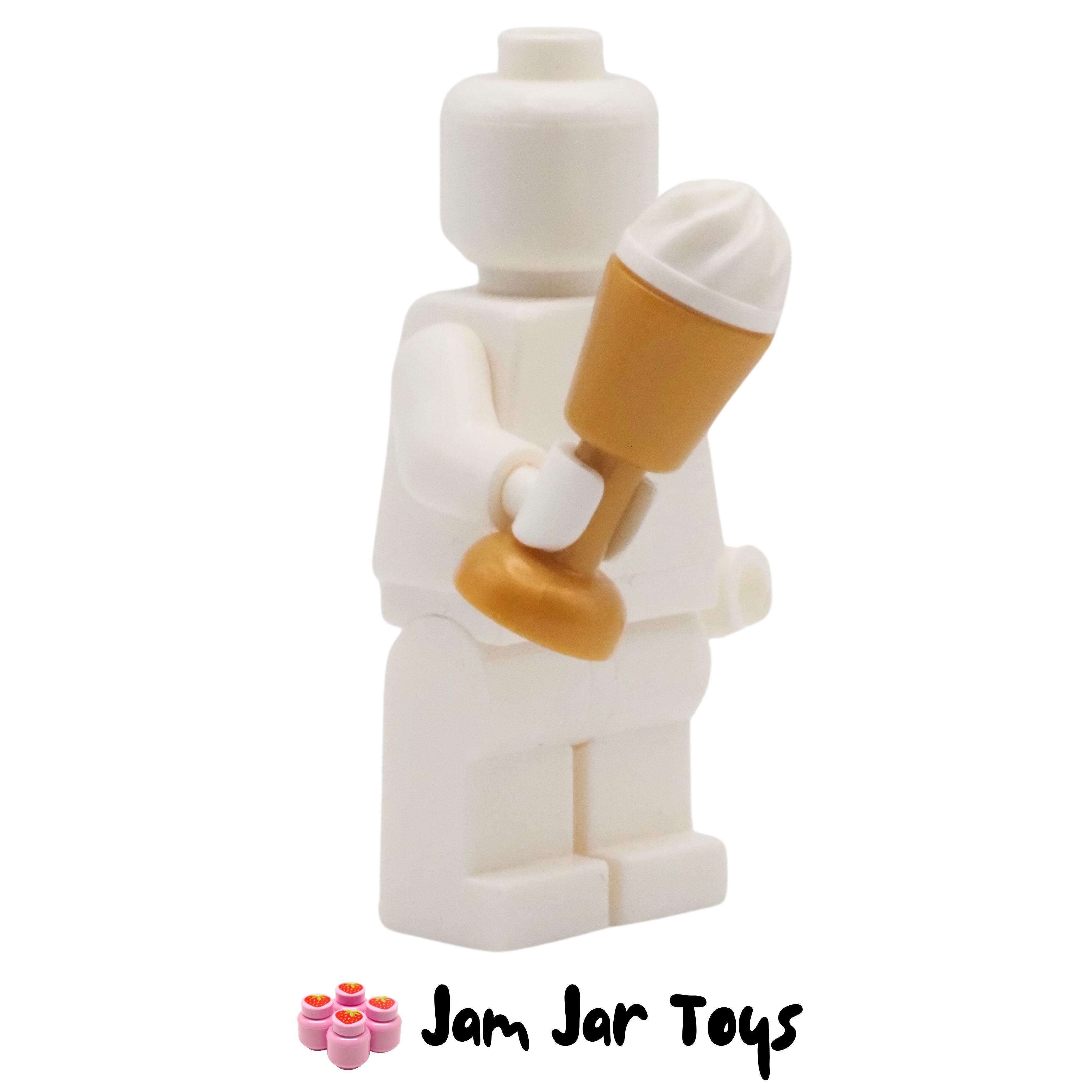 LEGO Pearl Gold Goblet With White / Vanilla Ice Cream