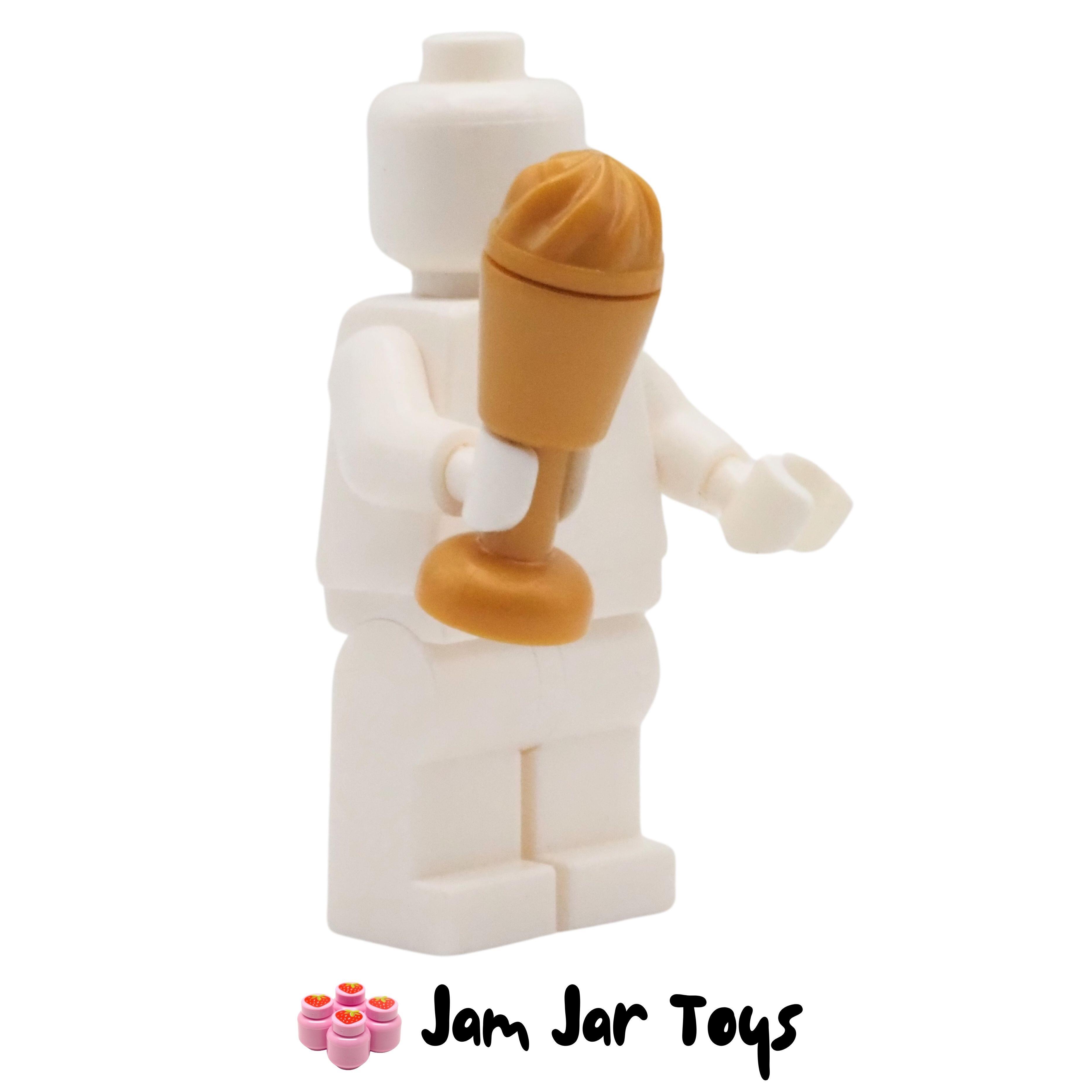 LEGO Pearl Gold Goblet With Pearl Gold / Toffee Ice Cream.