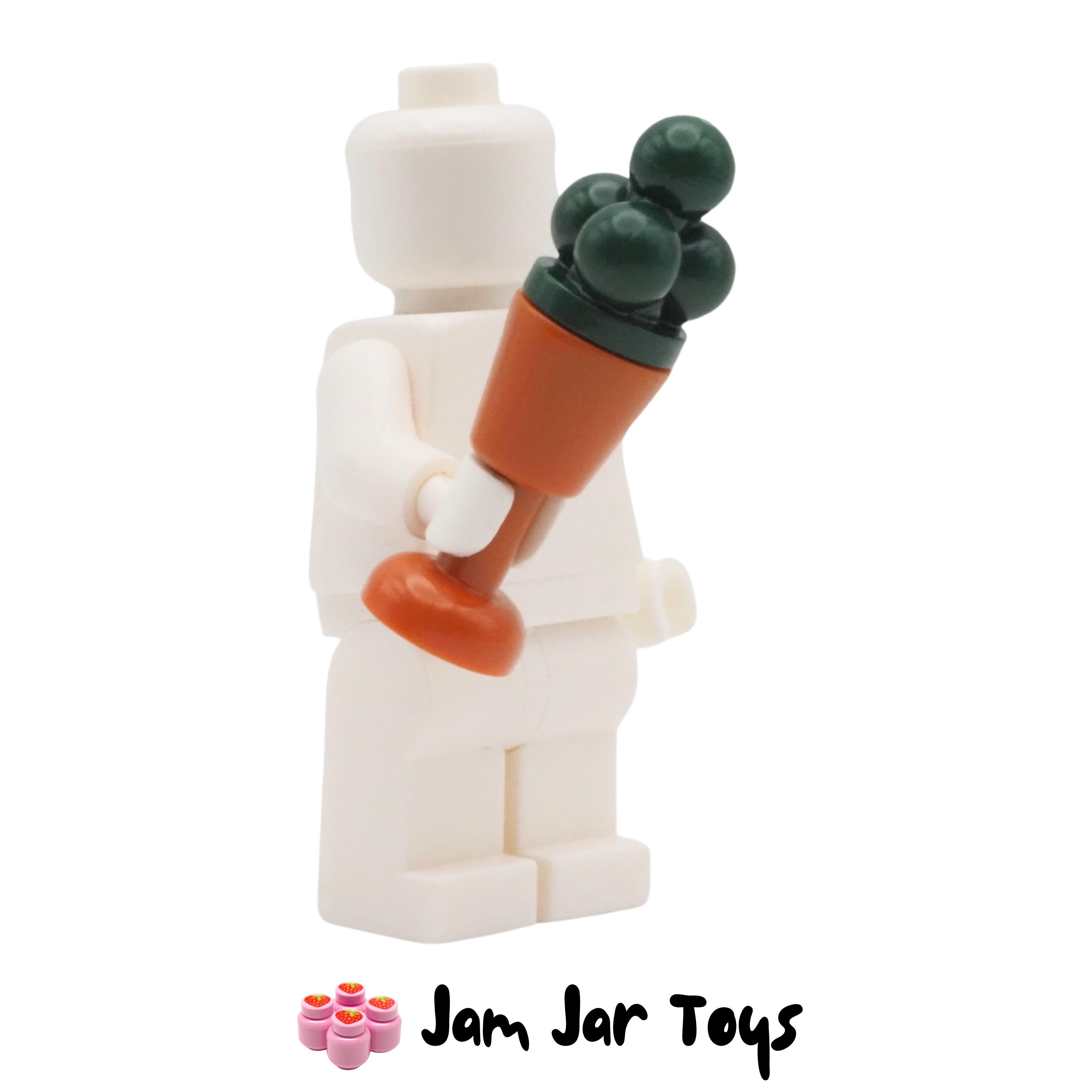 LEGO Dark Orange Goblet With Dark Green Ice Cream