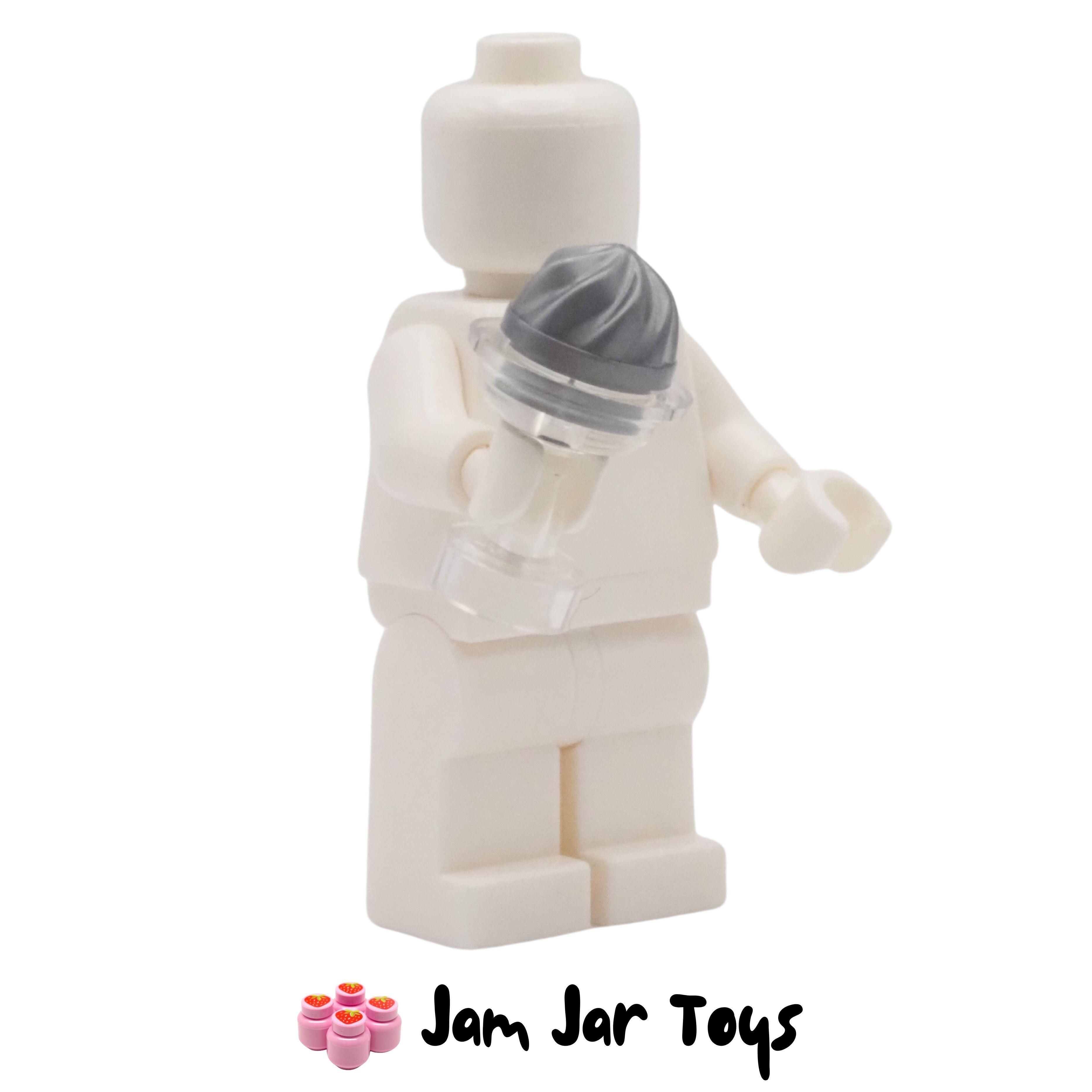 LEGO Trans Clear Sundae Dish With Silver Ice Cream