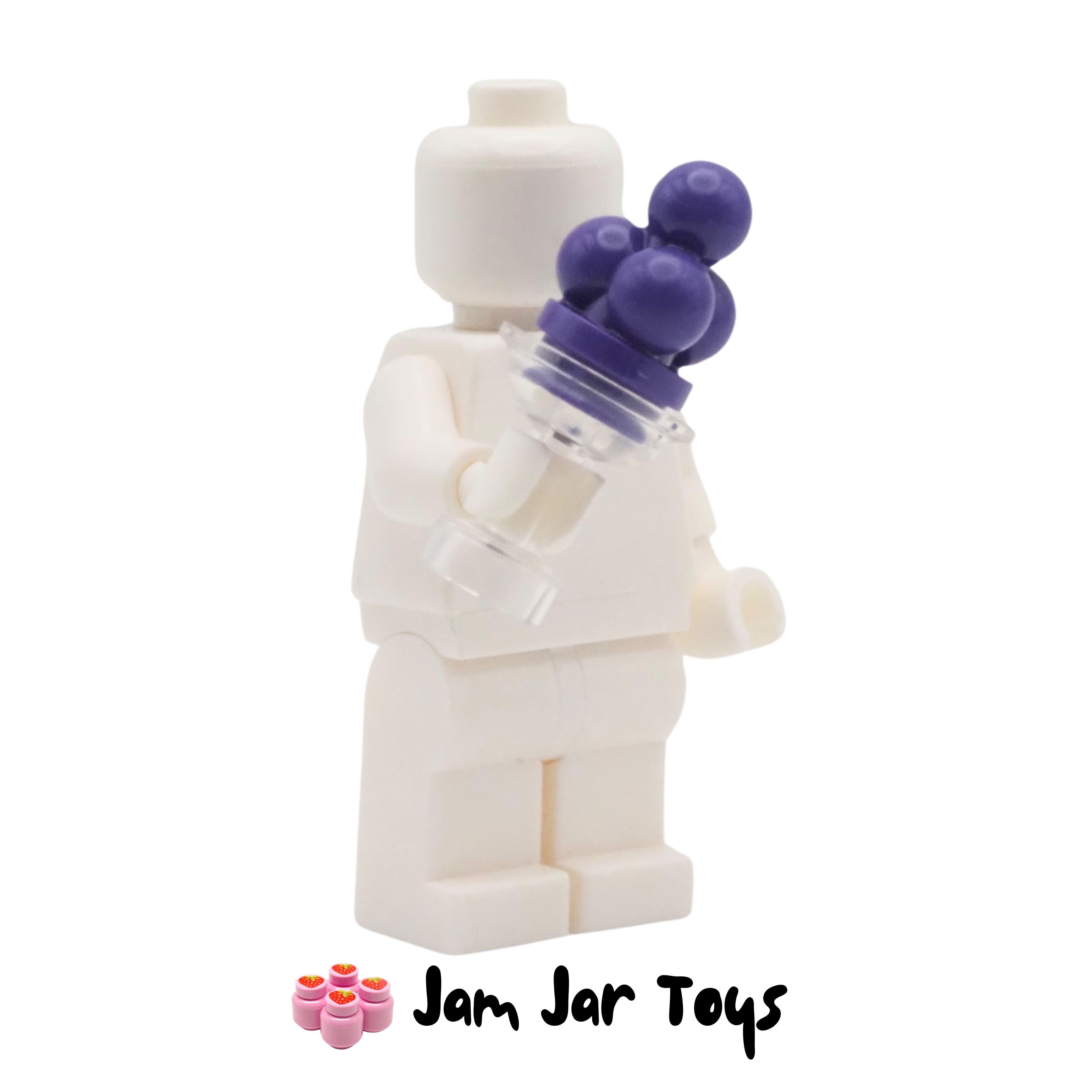 LEGO Trans Clear Sundae Dish With Dark Purple / Grape Ice Cream