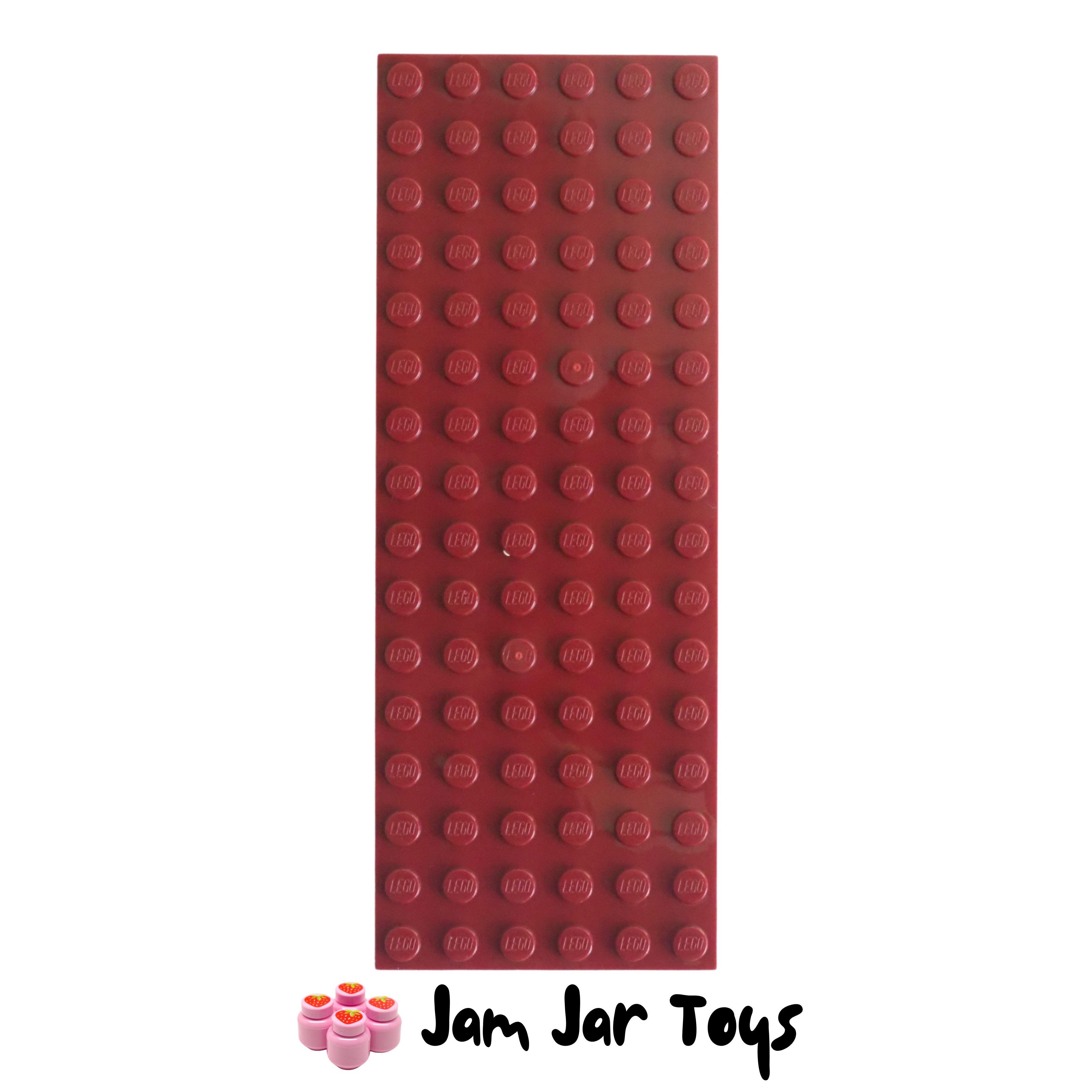 LEGO Base Plate - Dark Red 6 x 16 Stud
