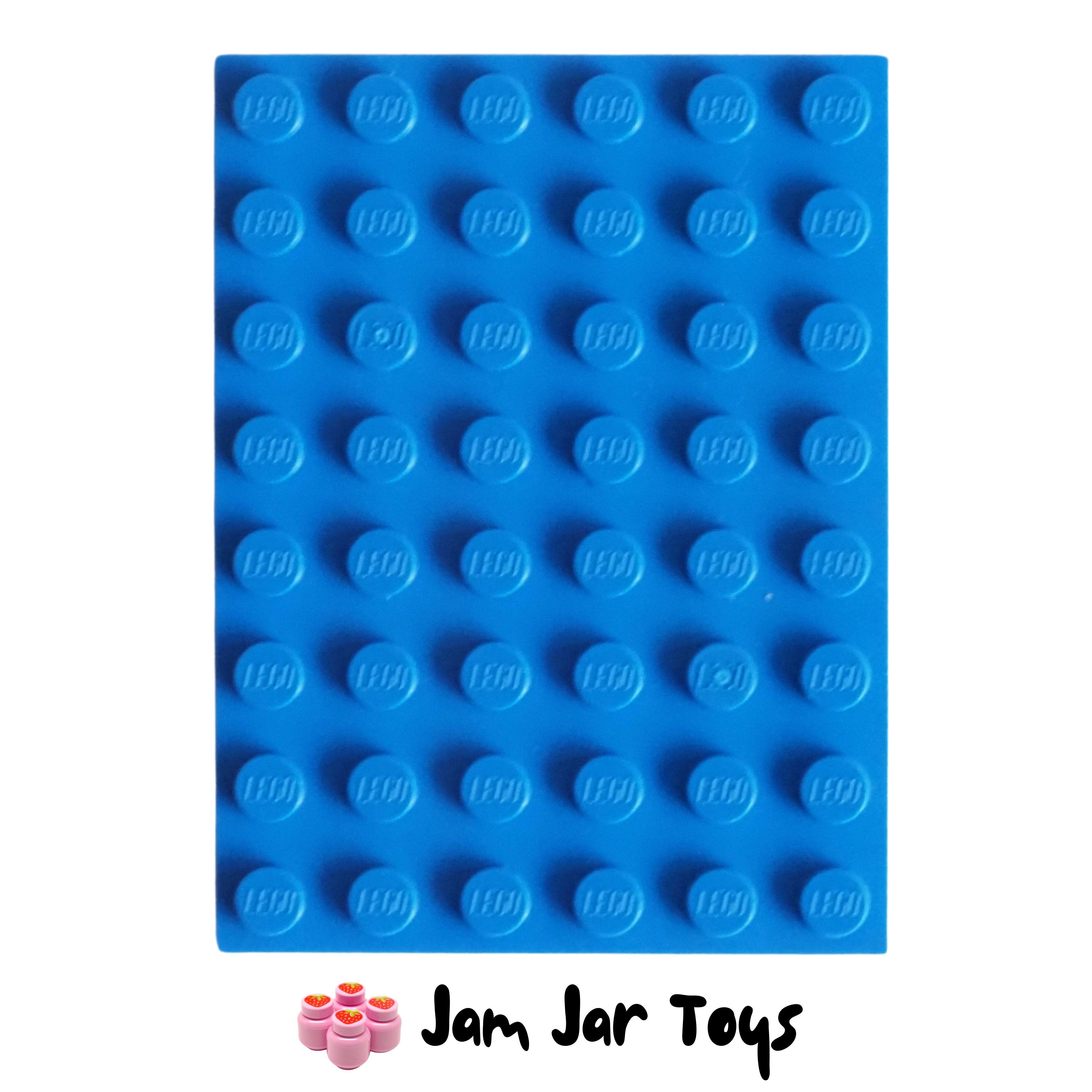 LEGO Base Plate - Blue 6 x 8 Stud