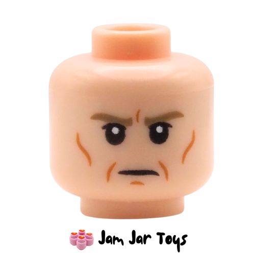 LEGO Light Nougat Director Krennic Head, Lines, Stern
