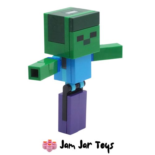 LEGO Minecraft Baby Zombie, Big Figure Side View