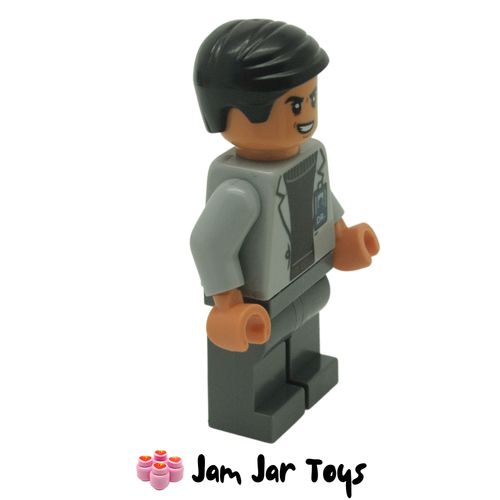 LEGO Dr Wu Jurassic World Minifigure Side View