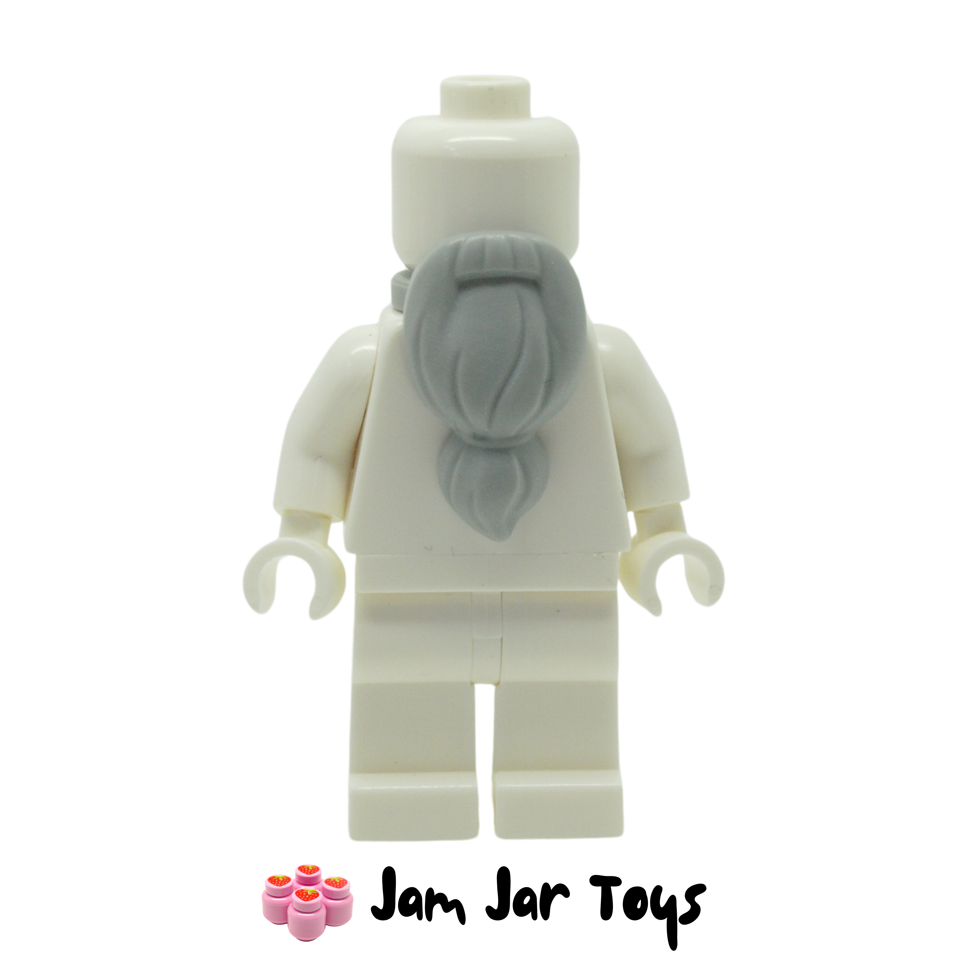 LEGO Light Bluish Gray Minifigure Beard Neck Accessory Piece 