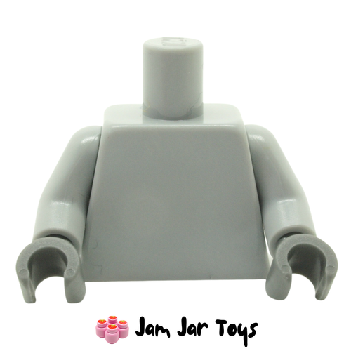 LEGO Light Bluish Grey Torso with Dark Bluish Grey Hands
