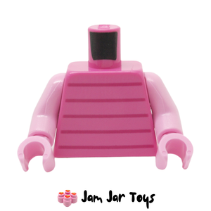 LEGO® Piglet Torso Vest, Dark Purple Stripes T142