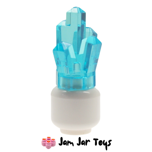 LEGO Trans-Light Blue Jewel Rock Crystal 5 Point
