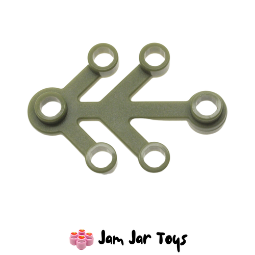 LEGO Olive Green Leaves 4 x 3