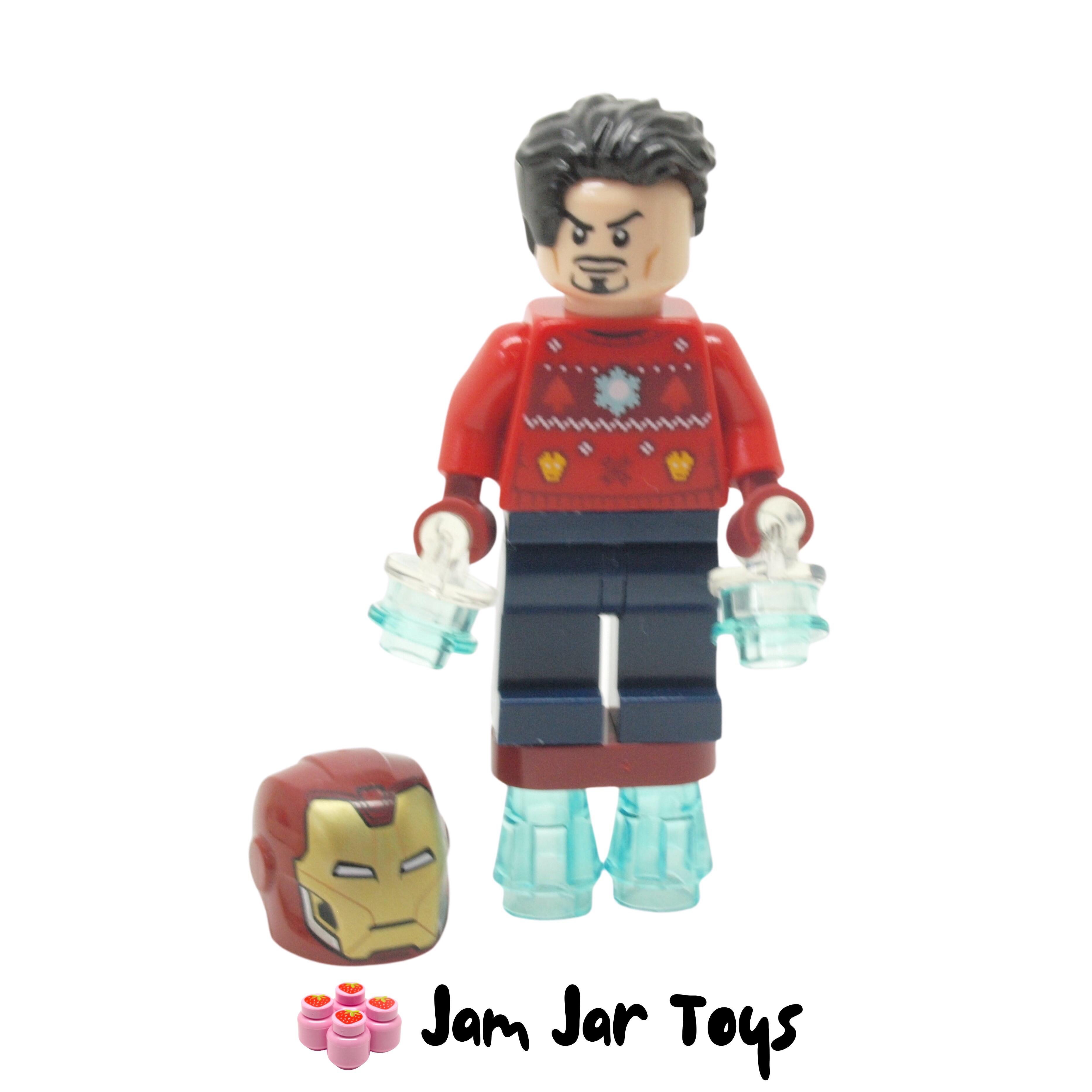 Lego tony stark minifigure sale