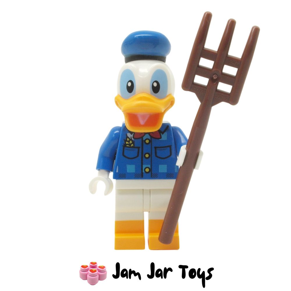 LEGO Donald Duck Plaid Shirt Disney Mini Figure DIS053