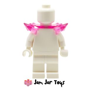 LEGO® Trans-Dark Pink Shoulder Guards, Crystals, Two Back Studs A284