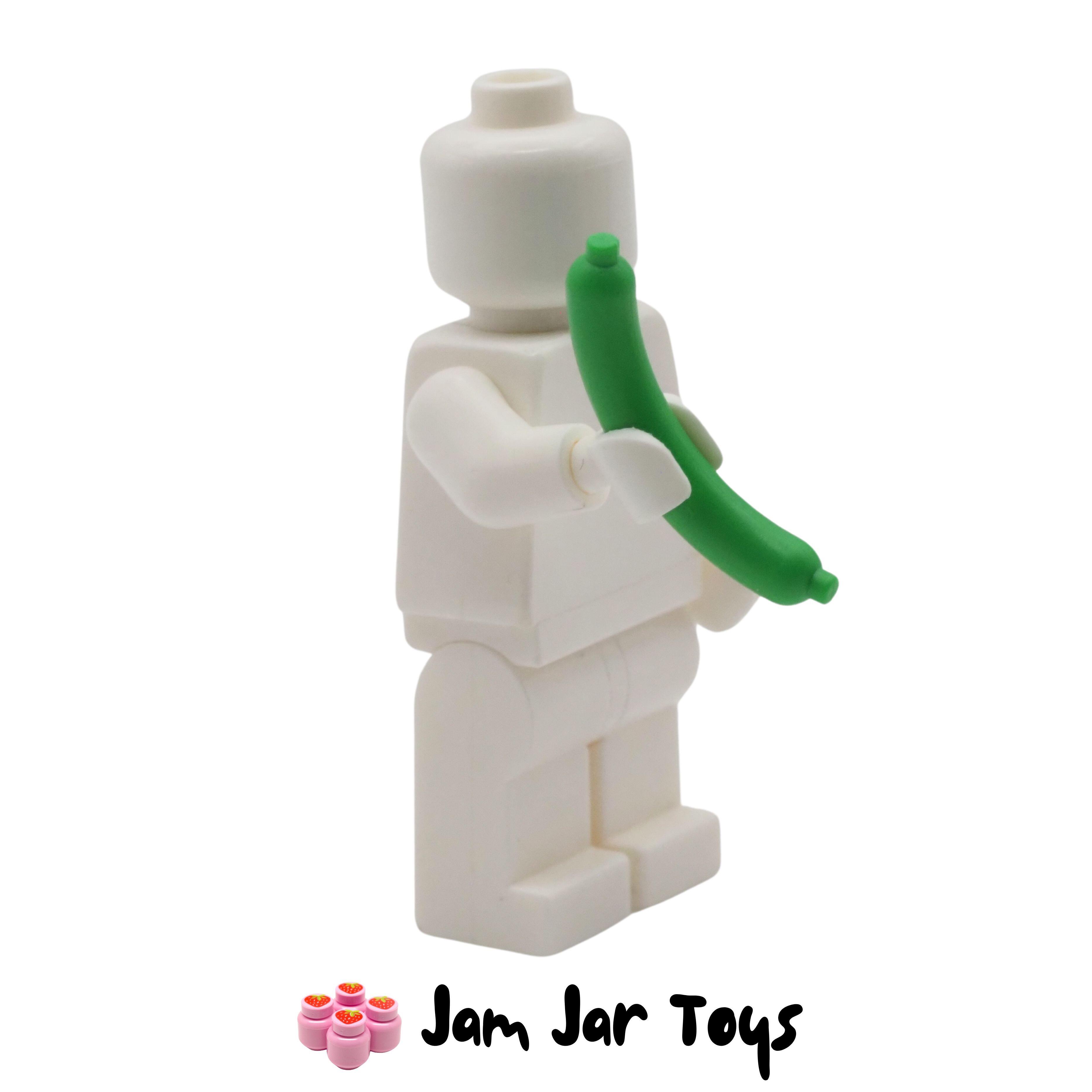 LEGO Bright Green Hot Dog Sausage.