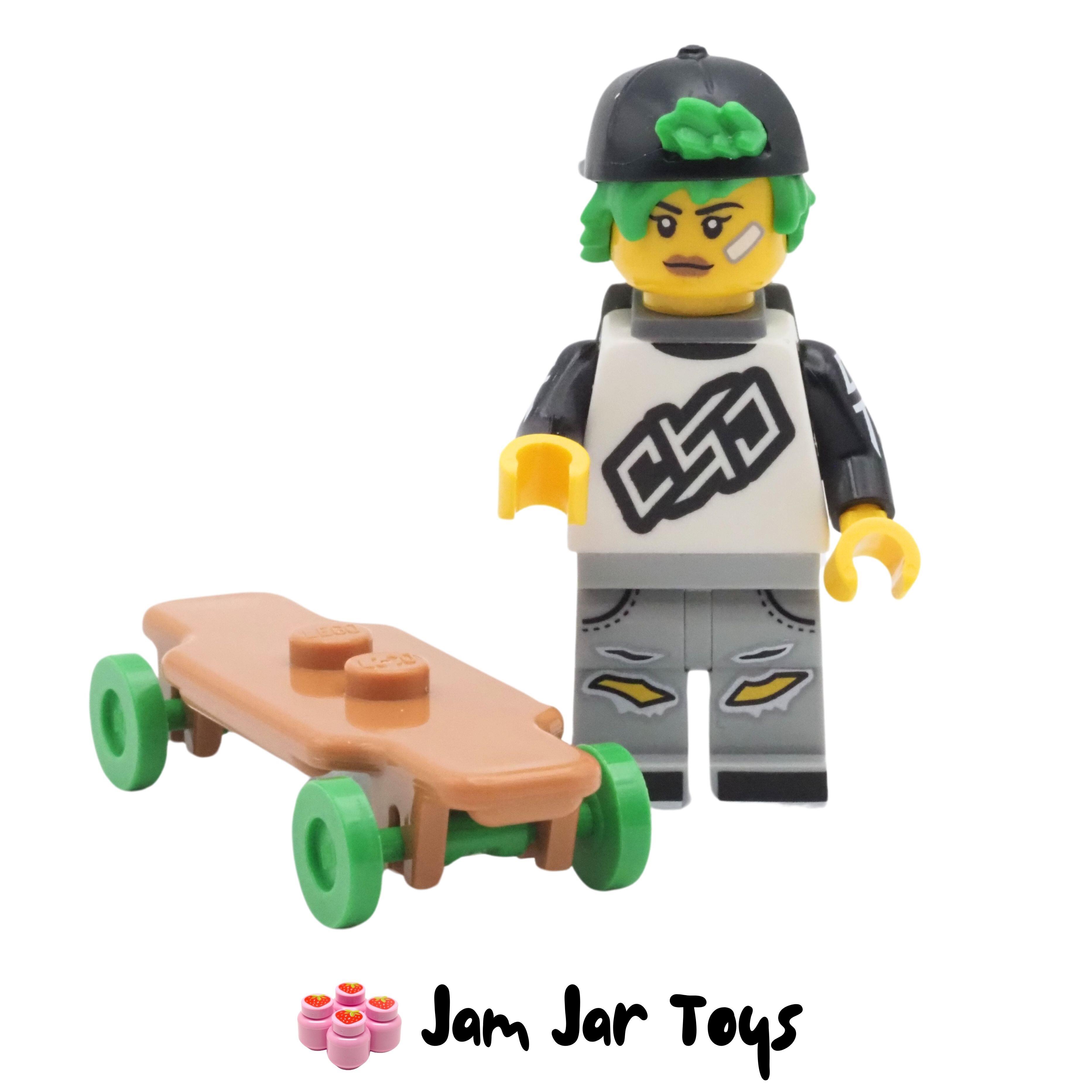 LEGO Longboarder Series 27 Minifigure - 71048-7 COL455. They are New having been opened from a sealed random box. The box is not included.