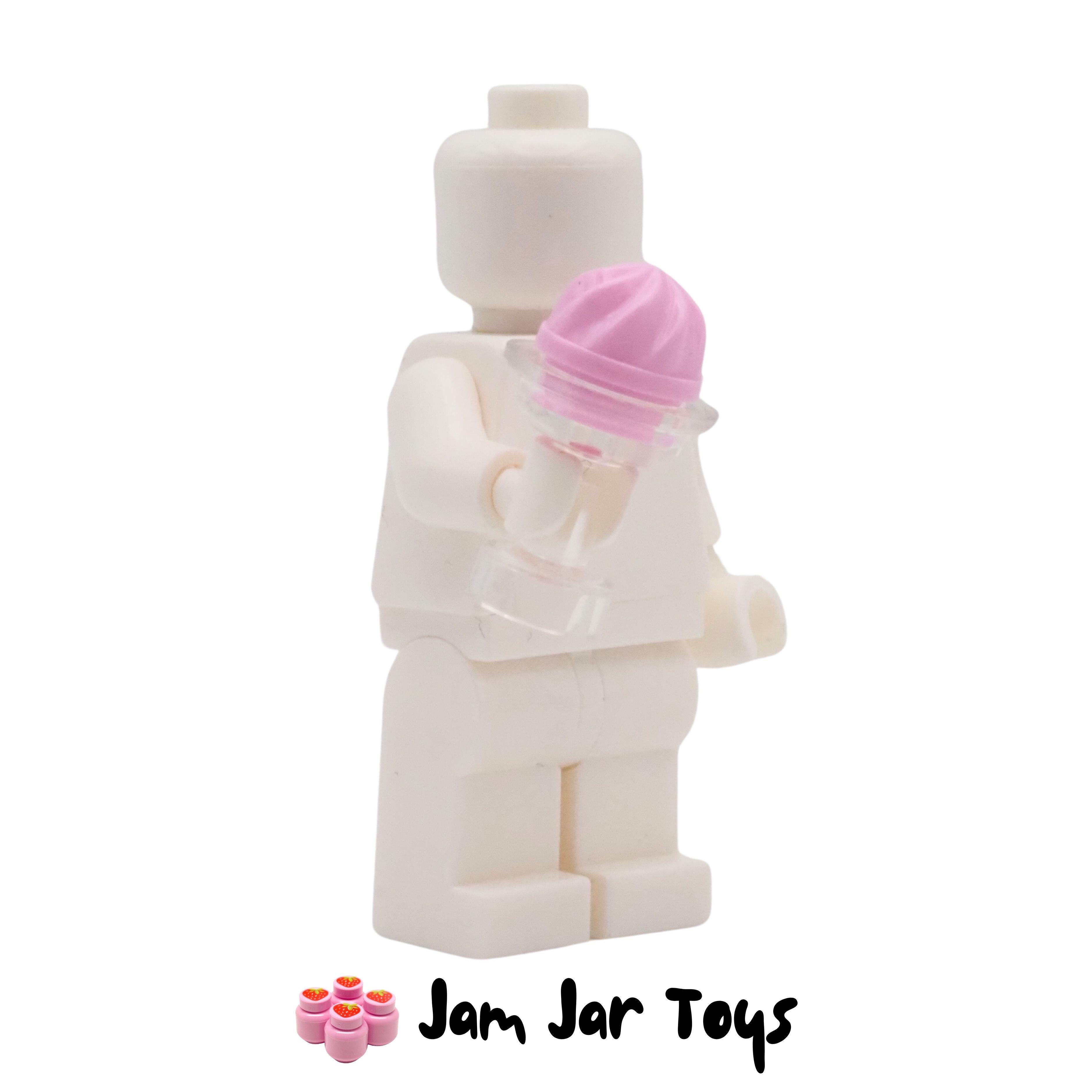 LEGO Trans Clear Sundae Dish With Pink / Strawberry Ice Cream