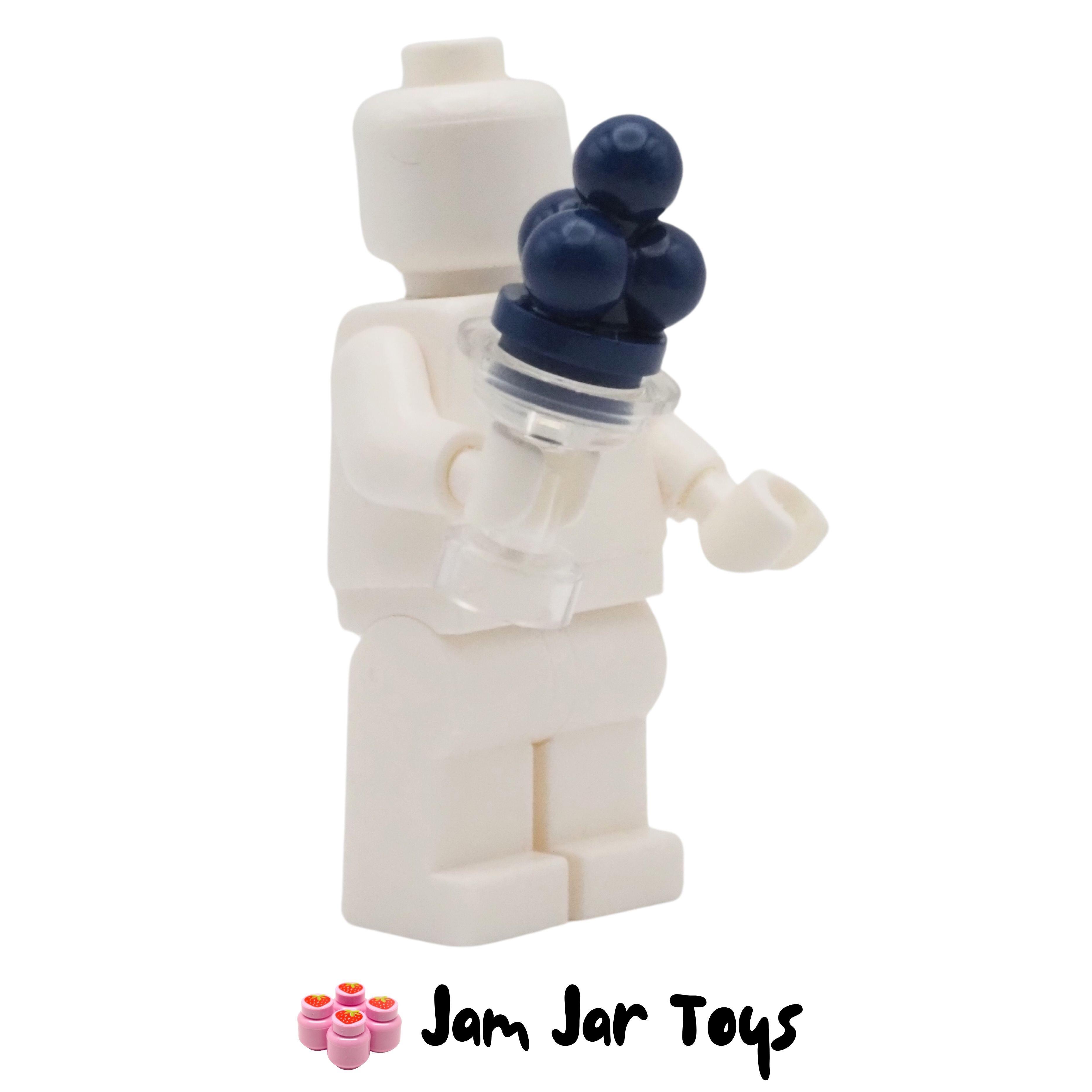 LEGO Trans Clear Sundae Dish With Blueberry Ice Cream
