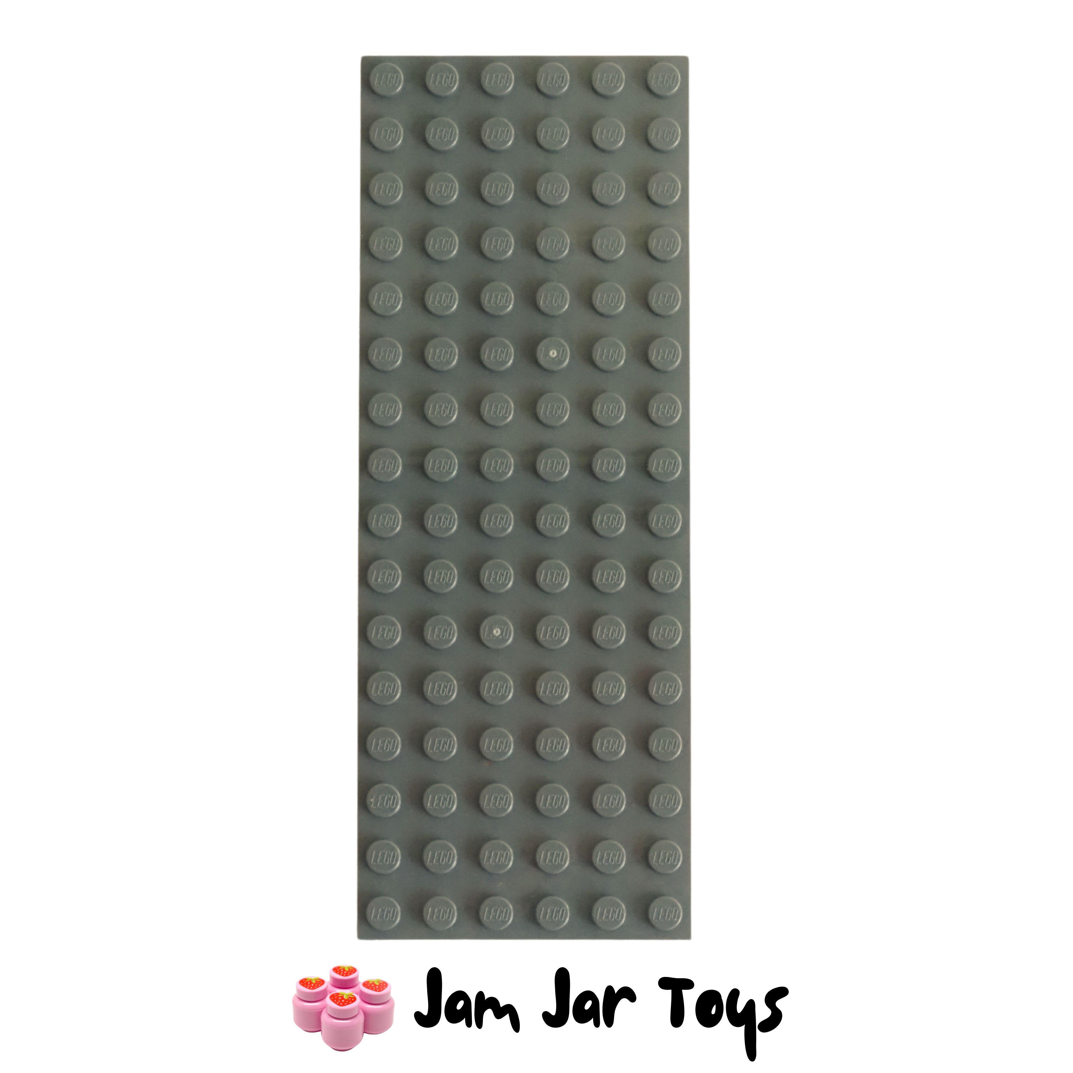 LEGO Base Plate - Dark Bluish Grey 6 x 16 Stud,