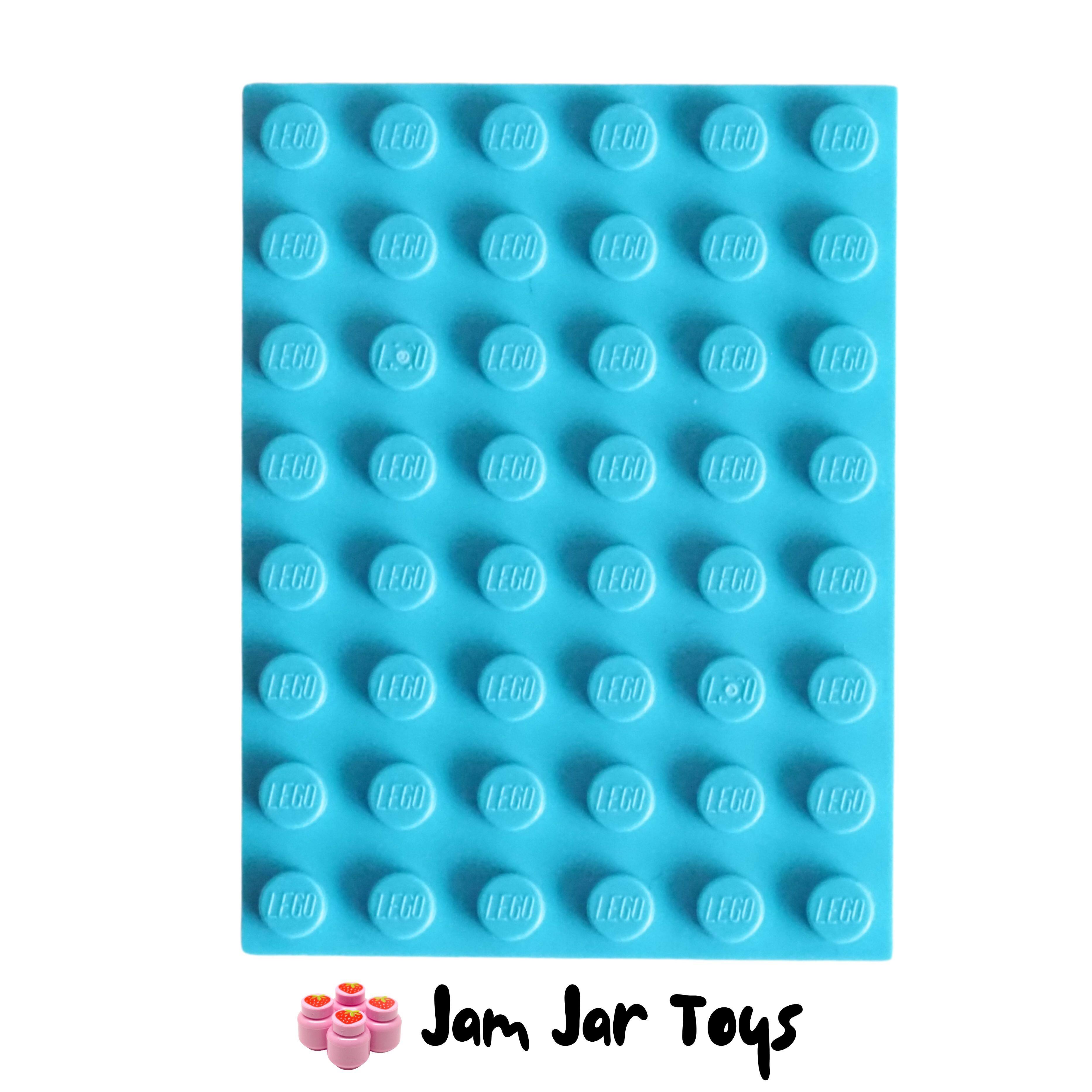 LEGO Base Plate - Medium Azure 6 x 8 Stud