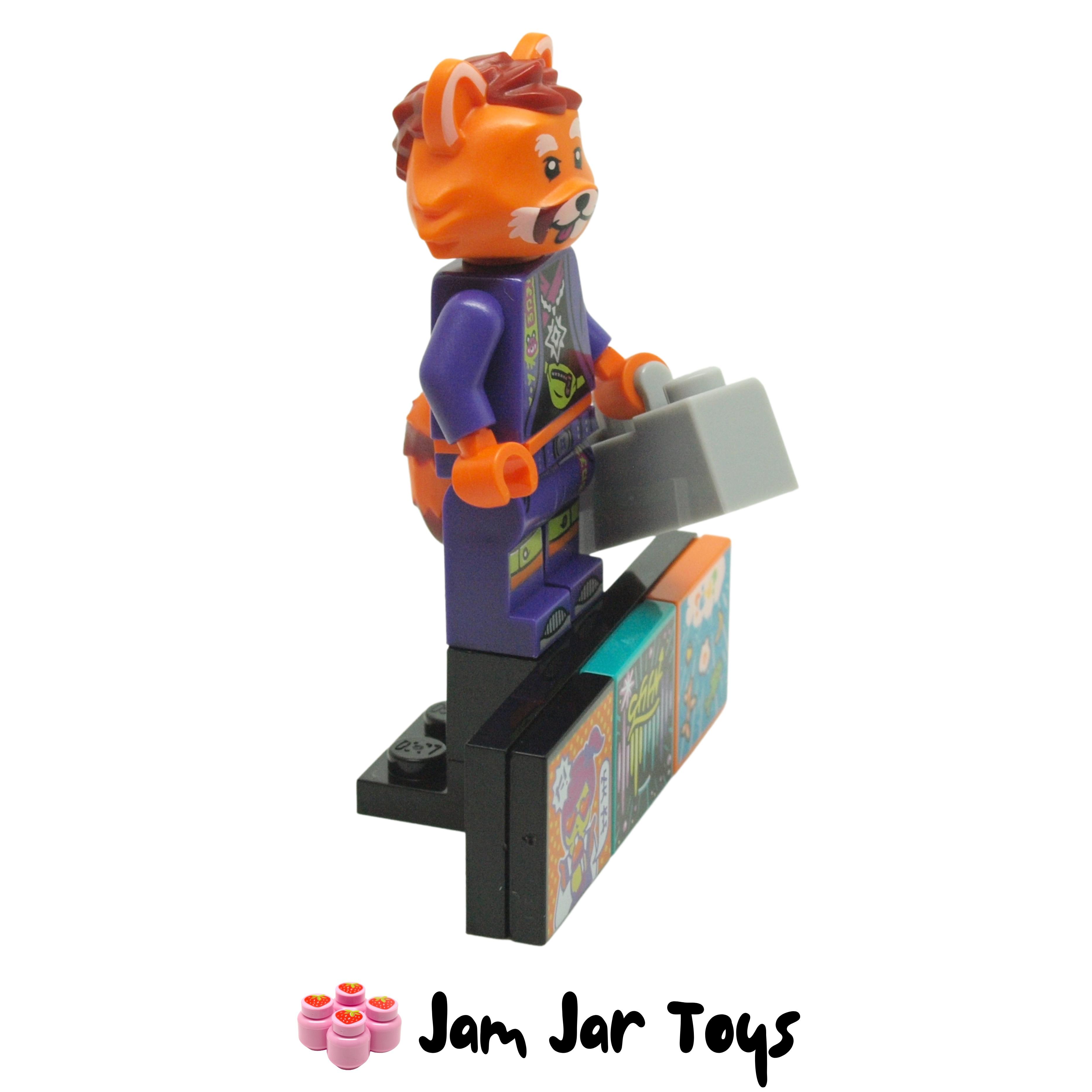 Lego red online panda