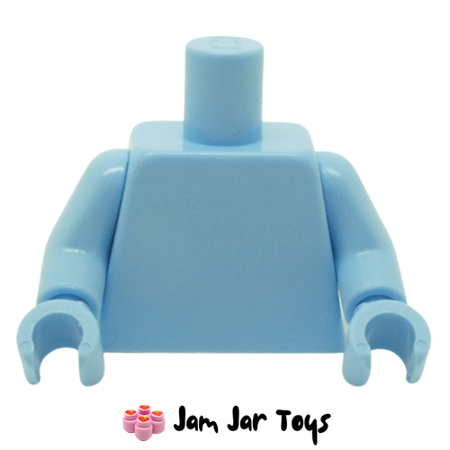 LEGO Bright Light Blue Torso Arms and Hands