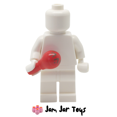 LEGO Red Maracas with Green Border - Musical Instrument