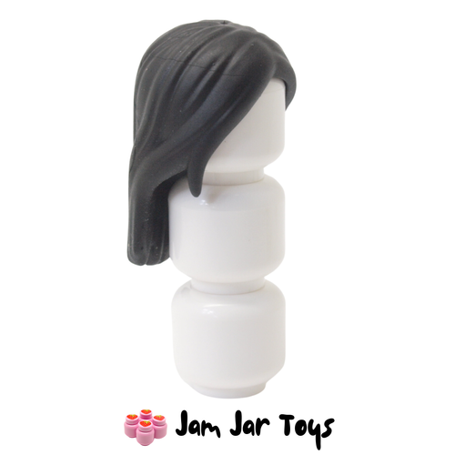 LEGO Amanda / Mulan Hair Long, Parted in Front and Swept Back Over