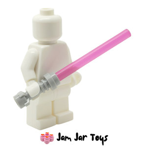 LEGO® Star Wars Lightsaber With Light Bluish Grey Hilt and Trans Dark Pink Wand LSLBG112