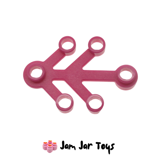 LEGO Magenta Leaves 4 x 3