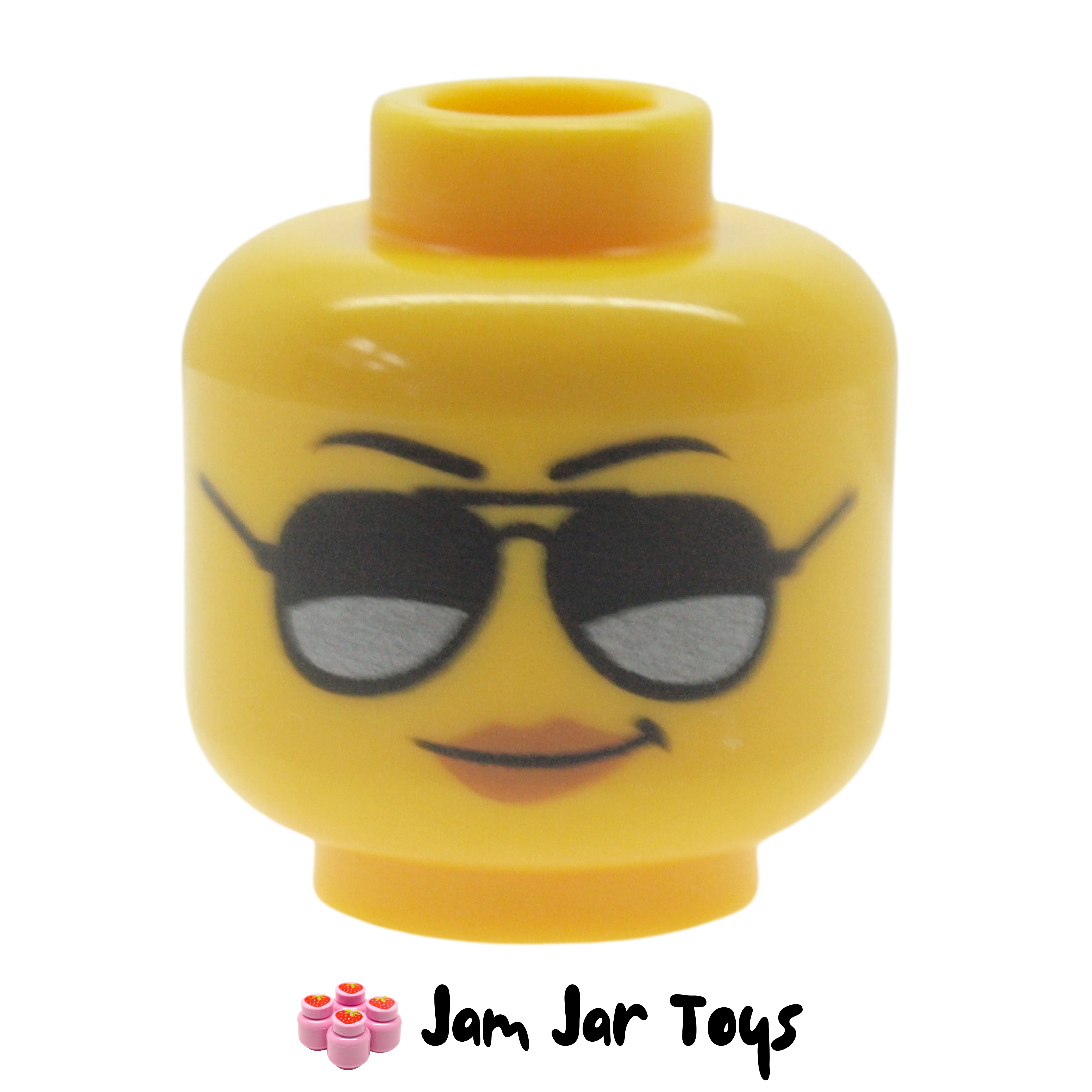 LEGO Officer Noonan Head / Police Officer, Large Sunglasses.